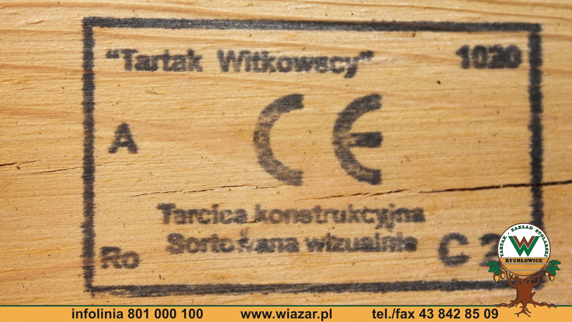 Stempel CE – kontrola jakości Tartak Witkowscy
